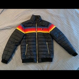 Aviator Nation Five Stripe Jacket Size Large